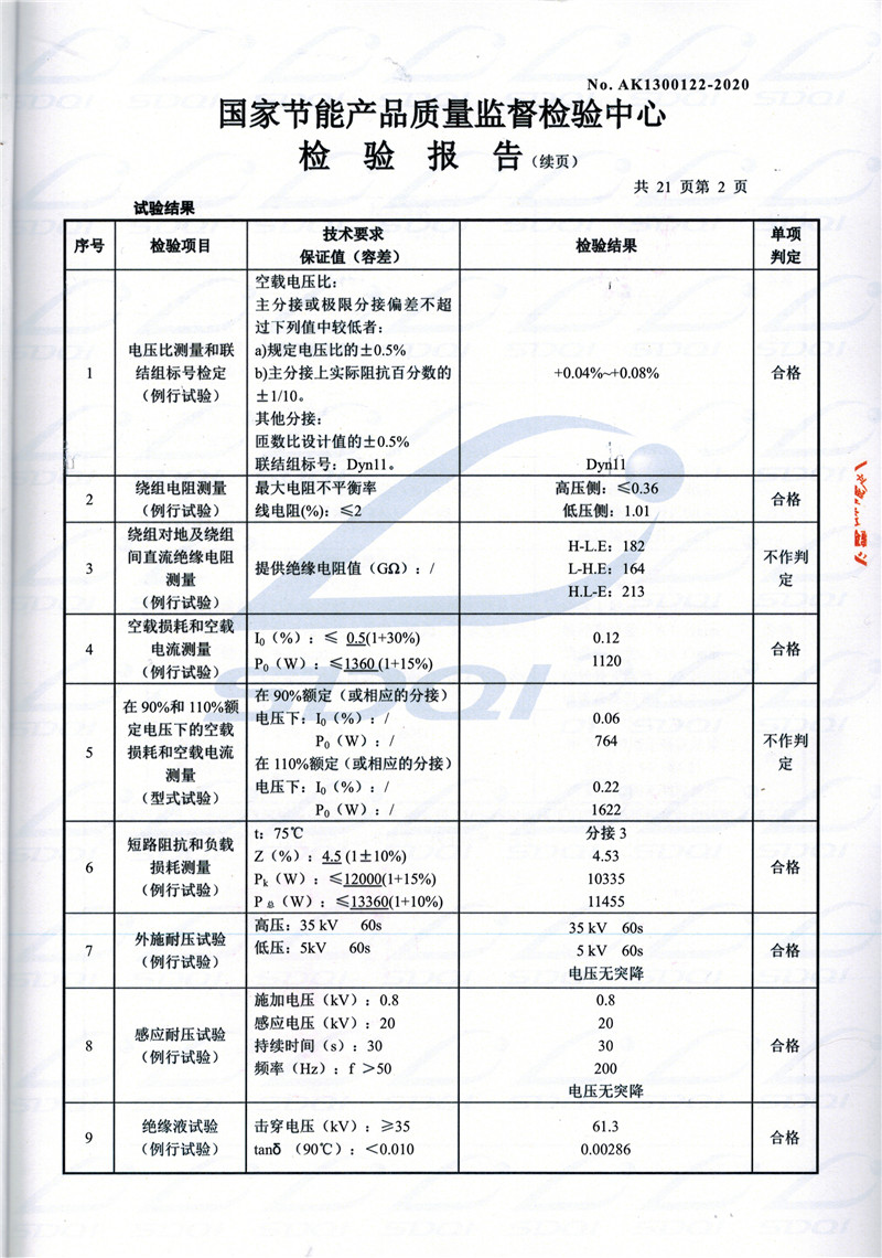高低压试验报告-S11-1250和顺和顺和顺油浸式变压器-2.jpg